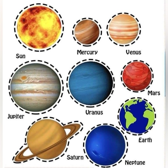 $2 SPACE STICKERS. NEW. 3 SHEETS. $2 WITH ANY $10 ORDER OR MORE - Picture 6 of 16